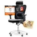 Produktbild: LUTIVO Alpha Bürostuhl ergonomisch [ORIGINAL] Schreibtischstuhl ergonomisch mit 11 Komfort-Einstellungen | Gaming Stuhl & Drehstuhl für Zuhause & Bürobedarf | Bürosessel und Chefsessel bis 150kg