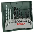 Produktbild: Bosch Mini-X-Line Mixed-Set, 15-teilig, 5 Stein-, 5 Metall-, 5 Holzbohrer 2607019675