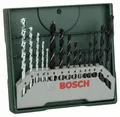 Produktbild: Bosch Mini-X-Line Mixed-Set, 15tlg., 5 Stein-, 5 Metall-, 5 Holzbohrer - 2607019