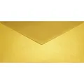 Produktbild: Netuno 100 Briefumschläge Perlmutt-Gold DIN lang 110x 220 mm 120g Aster Metallic Cherish goldene Umschläge lang DL elegant metallisch-glänzend B...