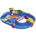 Produktbild: AquaPlay Wasserbahn 8700001501 Start Set, mit Hafen, Kran und 2 Booten, 17 Teile