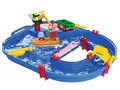 Produktbild: AquaPlay - Start Set - Wasserbahn für wenig Platz mit 21 Teilen inklusive 1 Hippo Wilma, Amphibienauto und Containerboot, für Kinder ab 3 Jahren