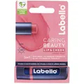 Produktbild: Labello Caring Beauty Lip & Cheek Nude Pink 4.8g Lippen- und Wangenstift mit einer rosafarbenen Note, getönter Lippenbalsam und Blush Stick 2in1, feuchtigkeitsspendender Lip Balm mit LSF 30 Schutz