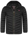 Produktbild: Geographical Norway Herren Herbst Winter Jacke Steppjacke Stehkragen Übergangs, Farbe:Schwarz, Größe:XL