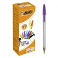 Produktbild: BIC Kugelschreiber Set Cristal Multi Colour, in 10 Farben, Strichstärke 0,42 mm, 20er Pack, Ideal für das Büro, das Home Office oder die Schule