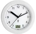 Produktbild: TFA Dostmann Wanduhr TFA Dostmann 60.3501 Funk Wanduhr 17.5 cm x 5.5 cm Weiß Badezimmer-/Fe