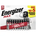 Produktbild: Energizer Max Micro (AAA)-Batterie Alkali-Mangan  1.5 V 20 St.