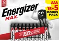 Produktbild: ENERGIZER PILAS ALKALINE MAX ENR MAX LR03 AAA BL15+5 BR 7638900426960