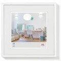 Produktbild: walther-design Bilderrahmen New Lifestyle KV330W, 30 x 30 cm, Echtglas, Kunststoffrahmen, weiß