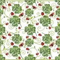 Produktbild: ti-flair Papierserviette 20 Servietten Clover & Ladybugs 33x33cm, (20 St)