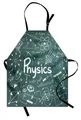 Produktbild: Abakuhaus Kochschürze Höhenverstellbar Klare Farben ohne verblassen, Gekritzel Physik und Mathe-Schule