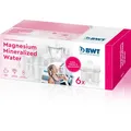 Produktbild: BWT Filterkartusche Magnesium Mineralized Water 6 Stück | Mit Magnesium Wasserfilter Trinkwasser | Für Speisen & Getränke | Filtert Kalk, Chlor, Blei & Kupfer | für Wasserhärte ab 15°dH geeignet
