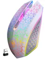 Produktbild: S&T Design RGB Gaming Maus Kabellos Wireless Leise Funk Bluetooth Maus (Funk, Bluetooth, kabelgebunden, 1600 dpi, USB-C Aufladbar Ergonomische Optische Maus für PC/Macbook/Laptop)