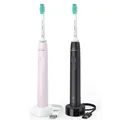 Produktbild: Philips Sonicare HX3675/15 3100 Doppelpack Elektrische Zahnbürste sugar Rose/sch