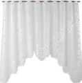 Produktbild: EXPERIENCE Scheibengardine Scheibengardine Bistrogardine Jacquard 2308 105x150 cm Weiß, Durchzuglöcher, halbtransparent, Store