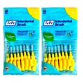 Produktbild: 2x TePe Original Interdentalbürsten -  0,7mm gelb - 2x 8 Zahnzwischenraumbürsten
