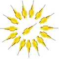 Produktbild: 16x TePe gelb 0,7mm Zahnzwischenraumbürsten Interdentalbürsten - NEUWARE