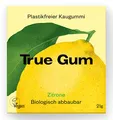 Produktbild: True Gum: ZITRONE | Plastikfreier Kaugummi | Biologisch Abbaubar | Vegan | 21 g