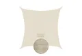Produktbild: anndora Sonnensegel 5x5 Meter - quadratischer Sonnenschutz, (beige), luftdurchlässiger Stoff