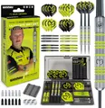 Produktbild: Winmau MvG Dart Steeltip Geschenkset - 50-teiliges Dartset mit 4 Sätzen Dartschäften, 4 Sätzen Flüge und Zubehör