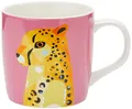 Produktbild: Maxwell & Williams DX0912 Kaffee-Tasse Cheetah 420 ml – Porzellan bauchig – mit buntem Gepard-Motiv, in Geschenkbox