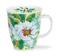 Produktbild: Dunoon Tasse White Anemones blue Nevis 0,4 l Fine Bone China Porzellan, 1-tlg.