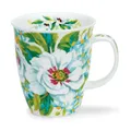 Produktbild: Dunoon Tasse Teetasse White Anemones blue blau 0,4l Nevis Becher