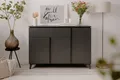 Produktbild: Finori Schuhschrank Kommode Sideboard Bertrix, Schiefer dunkel / Anthrazit, verschiedene