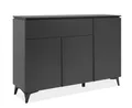 Produktbild: Sideboard Kommode mit Schublade Anrichte anthrazit grau modern Schiefer-Optik