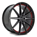Produktbild: BARRACUDA PROJECT 2.0 silver brushed/ undercut Color Trim rot 9.0Jx20 5x112 ET35 R33623095