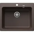 Produktbild: BLANCO NAYA 6 Einbauspüle SILGRANIT cafe ab 60 cm ohne Ablauffernbedienung - inkl. - Braun
