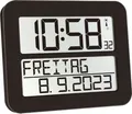Produktbild: TFA Funkuhr Time Line MAX, schwarz 824820