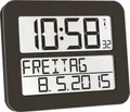 Produktbild: TFA Dostmann 60.4512.01 Funk Wanduhr 258mm x 212mm x 30mm Schwarz