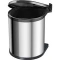 Produktbild: Hailo Compact-Box M, Einbau-Mülleimer, 15 ltr, Edelstahl (15 l) (3555-101)
