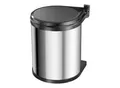 Produktbild: Hailo Compact-Box M, Einbau-Mülleimer, 15 ltr, Edelstahl (3555101)