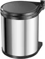 Produktbild: Hailo Compact-Box 15 M Abfalleimer Einbau Mülleimer 15L Edelstahl 3555-101