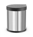 Produktbild: Hailo Abfallsammler 3555101 Compact-Box 15 L Edelstahl poliert Schwarz