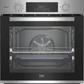 Produktbild: Beko BBIS12301XE  Einbaubackofen, 60 cm breit, 72 L, 9 Programme, Kindersicherung, SteamShine, Edelstahl
