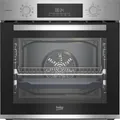 Produktbild: Beko BBIS12301XE b300 Einbau-Backofen 72 Liter, Multifunktionsofen mit 9 Funktionen, AeroPerfect, SteamAdd-Dampffunktion, SteamShine Reinigung, versenkbare Knebel, Edelstahl