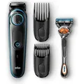 Produktbild: Braun BT5040 Akku/Netz Barttrimmer inkl. Gillette Fusion 5 ProGlide Rasierer - Schwarz