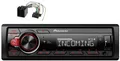 Produktbild: Pioneer MVH-330DAB Autoradio 1DIN mit Bluetooth MP3 USB AUX DAB+ ISO Adapter