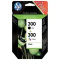 Produktbild: 300 / CN637EE - Combo Pack - Black - (Cyan Magenta Cyan) Ink - Tintenpatrone Dye-based tricolour