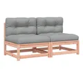 Produktbild: vidaXL Sofa, Gartensofas ohne Armlehnen mit Kissen 2 Stk. Douglasienholz