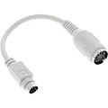 Produktbild: InLine 39340 Tastatur-Adapterkabel, 5pol DIN-Buchse an PS/2-Stecker, Länge: ca. 10cm