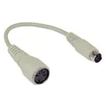 Produktbild: InLine Tastatur Adapter Kabel PS/2 St 5pol Buchse 0,1m