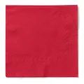 Produktbild: MANK Serviette in ROT aus 3-lagigem Tissue, 33x33 cm, 1/4 Falz, 100 Stück, elegante Papierservietten für Gastronomie, Bar, Restaurant & Events