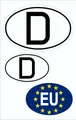 Produktbild: Hermann Schütz Aufkleber Aufkleber Deutschland und EU Deutschland