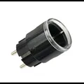 Produktbild: Shelly Plug S Gen3 Matter schwarz - kleiner smarter Stecker mit Bluetooth-Konnektivität und Leistungsmessung / Unterstützt bis zu 12 A 2500 W