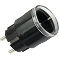 Produktbild: Shelly Plug S Gen3 MTR, Schaltsteckdose, schwarz