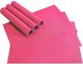 Produktbild: matches21 Tischset Platzset BORDA Platzmatten 6er Set pink magenta gewebt aus Kunststoff 46x33 cm abwaschbar